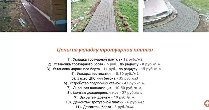 Тротуарная Плитка Укладка от 100 м2 Жодино Минск 9